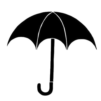 Umbrella academy logo stencil