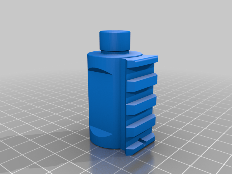Airsoft KJW MK1 Suppressor Adaptor with Rail