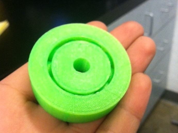 Single 3D Print Ball Bearing