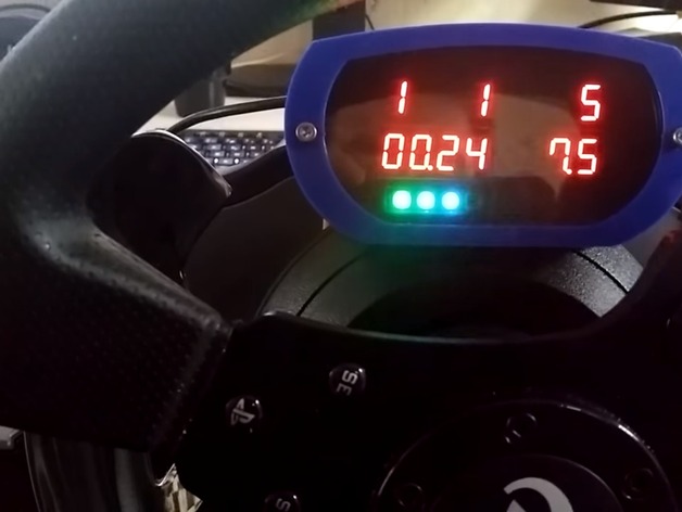 Arduino sim racing dashboard