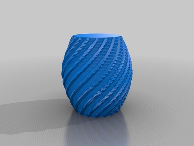 Bulge Twist  Vase