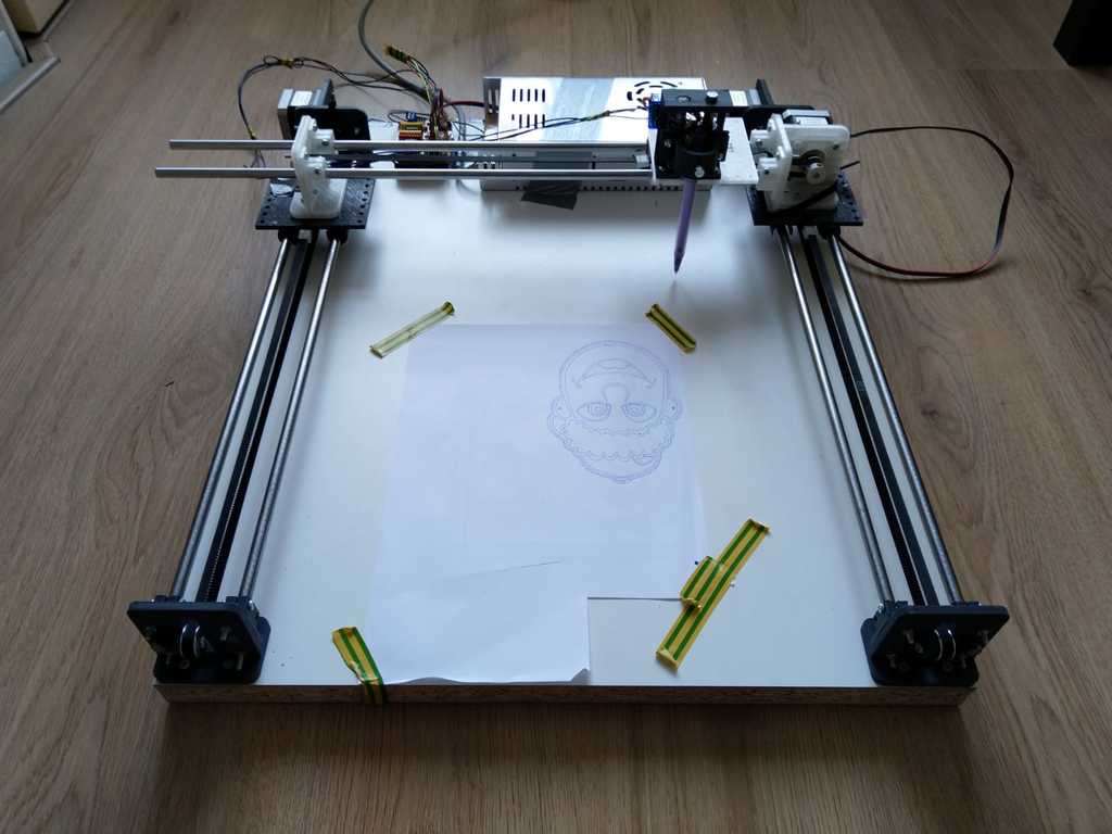 3D Printed 2D Plotter
