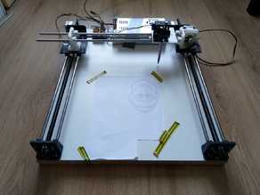 3D Printed 2D Plotter 3D model