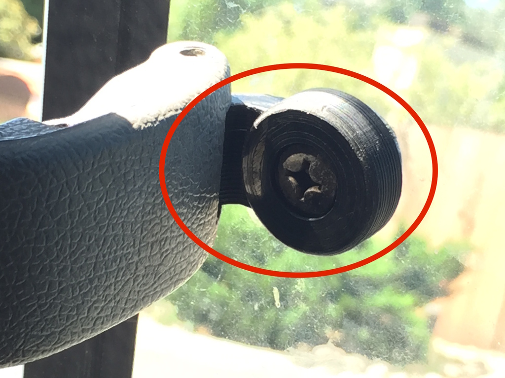 Pop-out window bracket part (V2)
