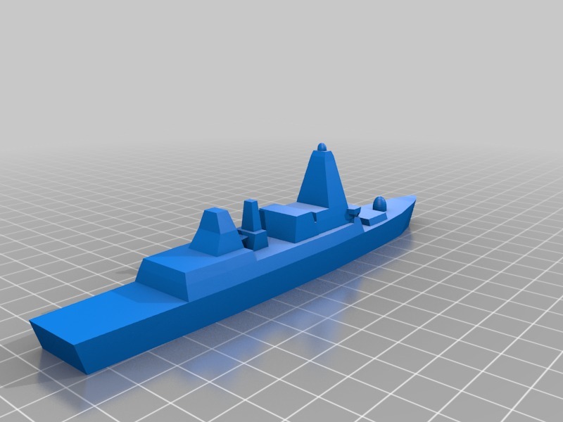 Low-poly Type 45 Destroyer