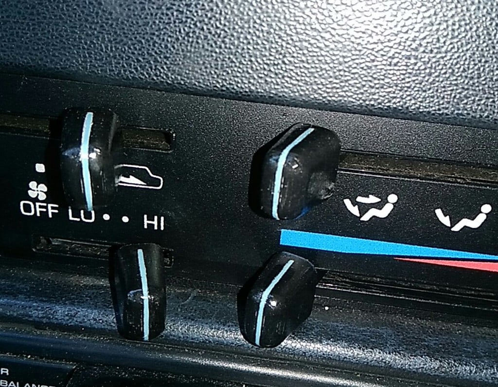 Toyota heater knobs