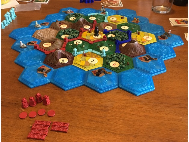 3D Catan for 6 players