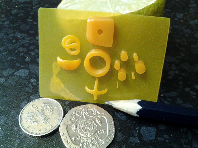 Hollow HD test for resin printers, 5mm tall for quick print, High Def