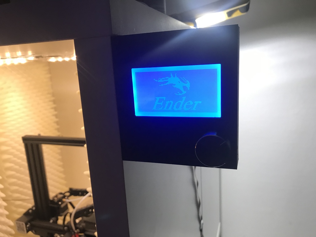 Ender 3 LCD Wall/Box Mount