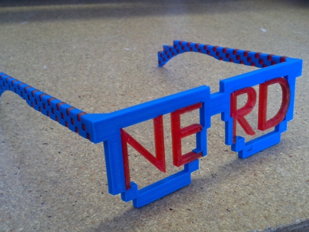 8-bit Nerd Glasses for Dual Extrusion