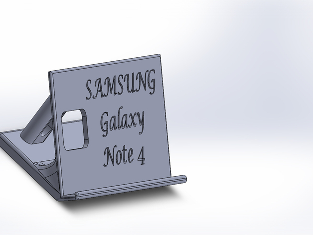 Support incliné Galaxy note 4