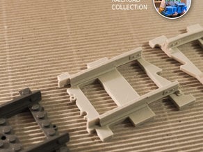 LEGO to Euroreprap Railroad System track adapter