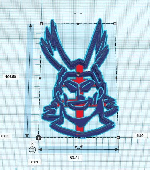 All Might Cookie Cutter #2