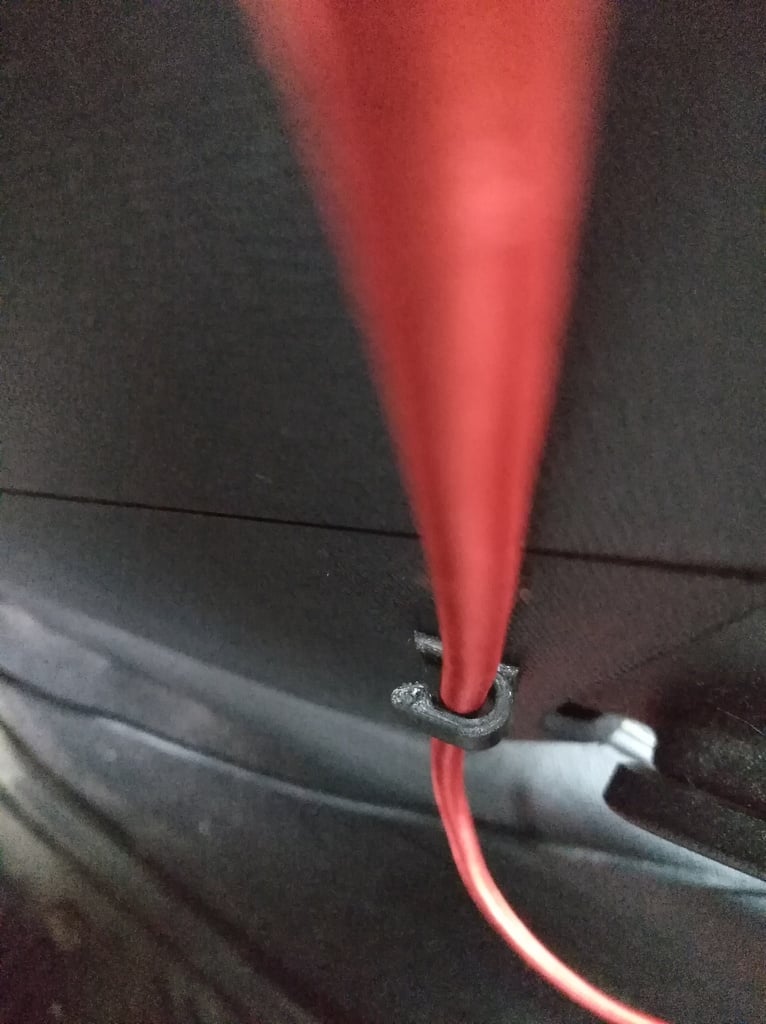 Cable clip for car