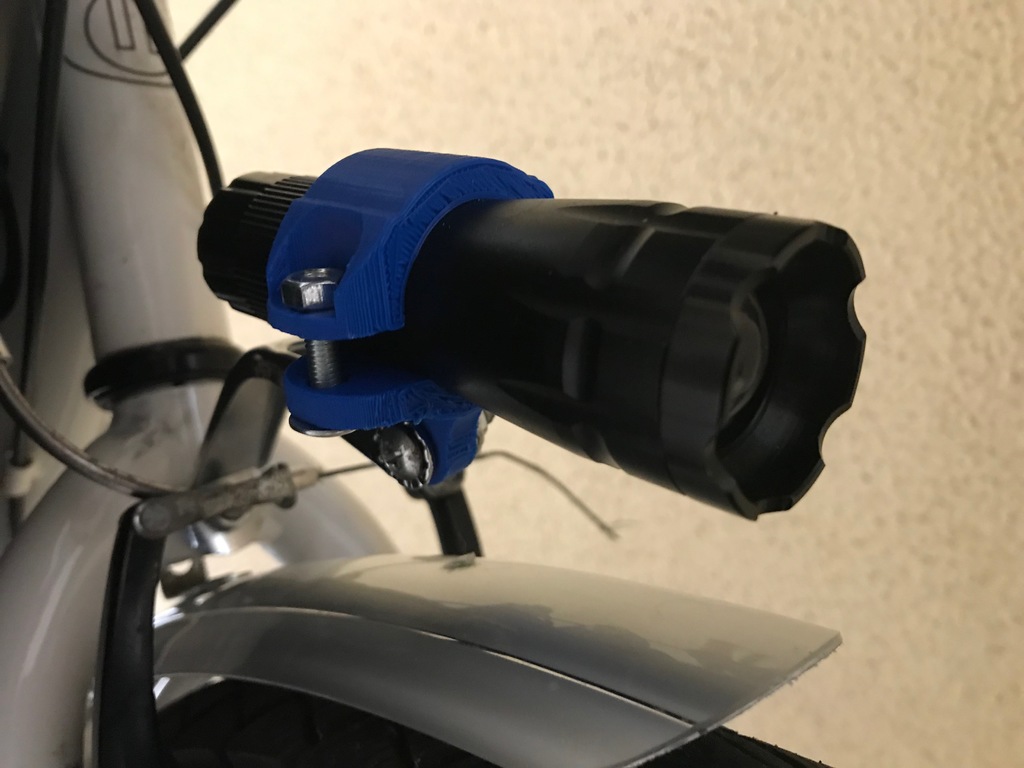 Bike light support 