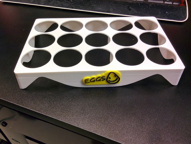 Egg Tray with label