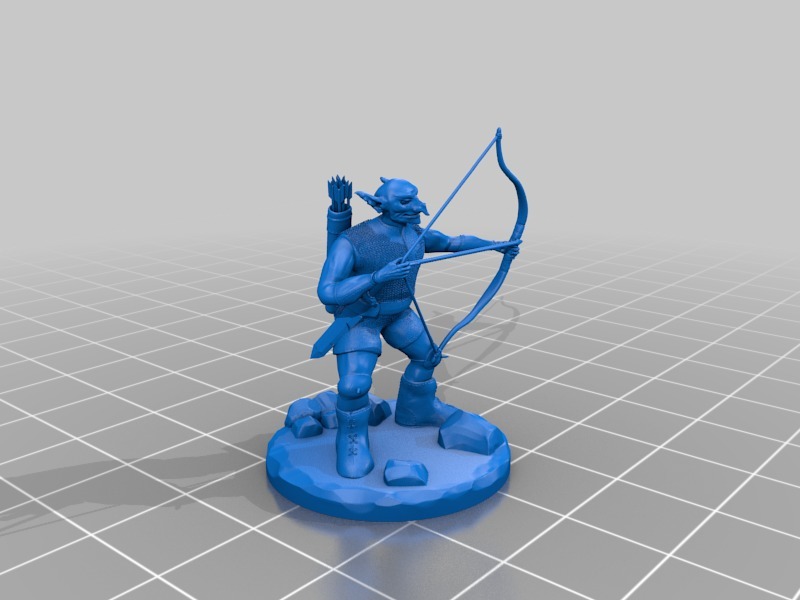 D&D Miniature Goblin Archer II