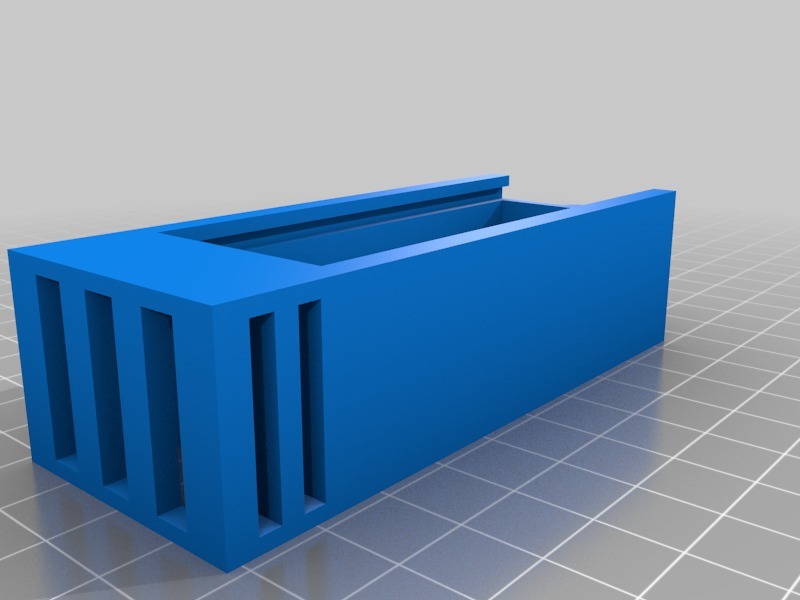 Two story box with sliding top for dattaloger / Caja con dos pisos y tapa deslizante para dattaloger