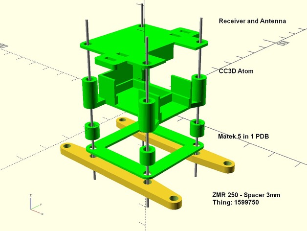 CC3D Atom mount
