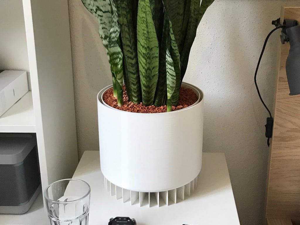 Biological air purifier, indoor planter, plant pot (Medium)