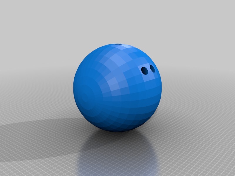 My Customized 1:1 scale  bowling ball