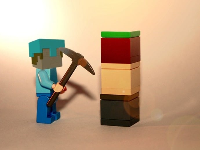 Minecraft Steve? Lego minifigure head by blort - Thingiverse