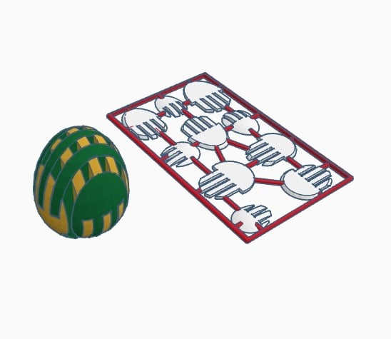 Easter Egg puzzle business card