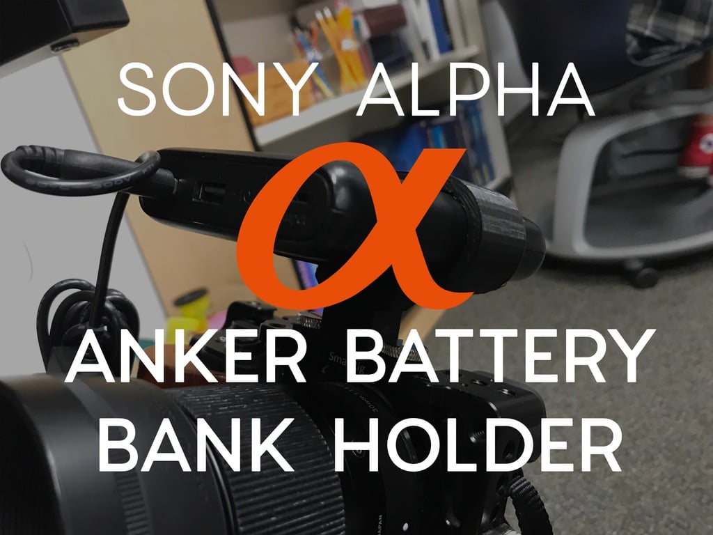 Sony a6000/a6300/a6500 Top Handle with Anker Battery Bank Mount