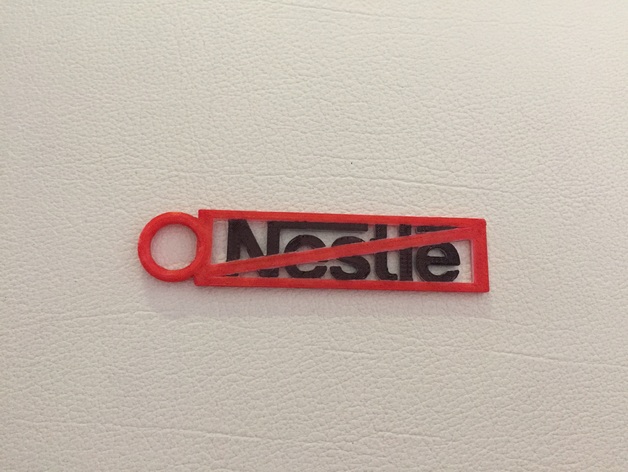3x Nestlé Boycott Keychain