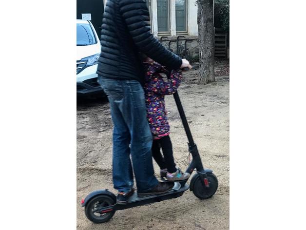 oxelo scooter with child carrier
