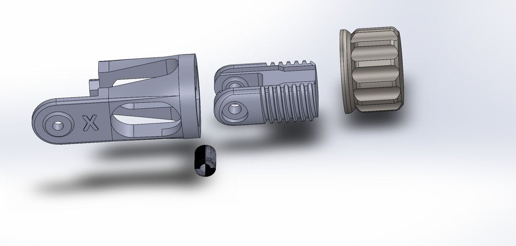 CR10 Ender 3 X axis belt tensioner for stock hardware