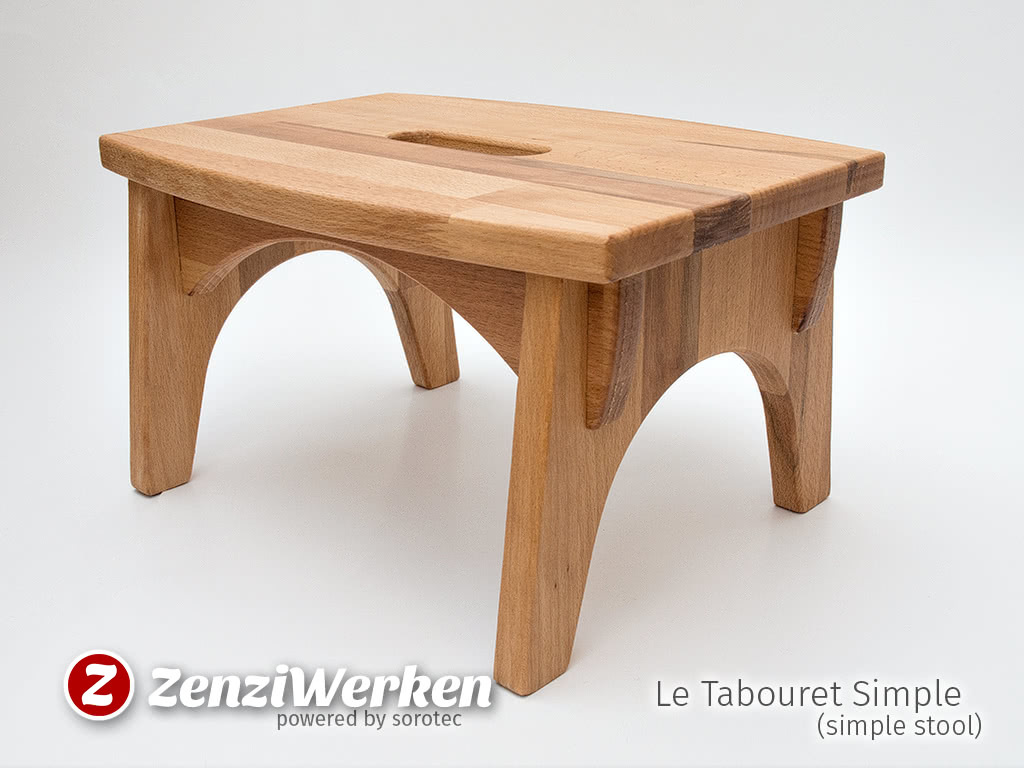 Le Tabouret Simple (simple stool) cnc