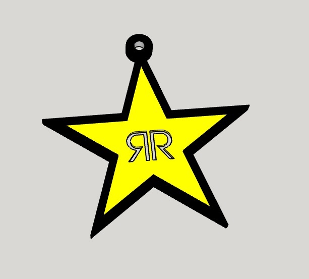 Rockstar Energy Keychain