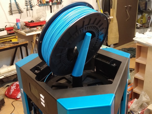 Overlord 3D Printer - Simple big filament roll holder