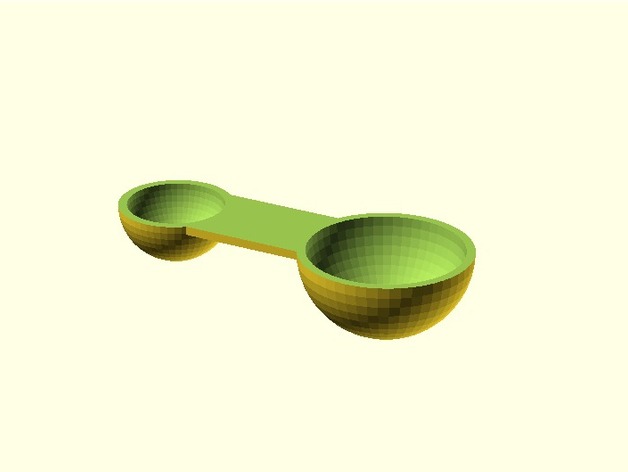 Double-Ended Measuring Spoon