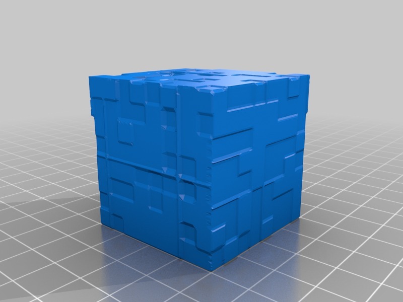 Minecraft Blank Block - Textured (paint it to be any random block)
