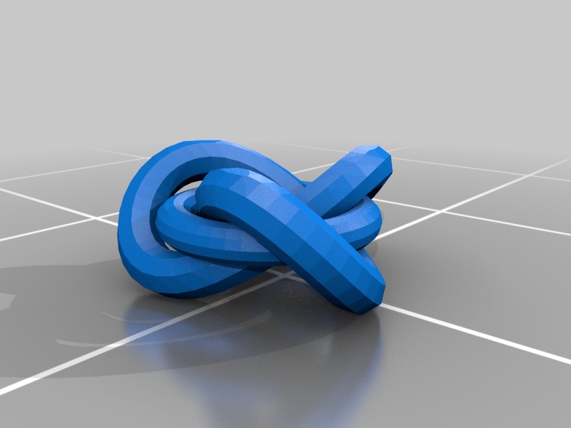 linked trefoil and torus