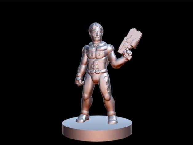 Image of Ronald Jackson, Telepathic Privateer (18mm scale)