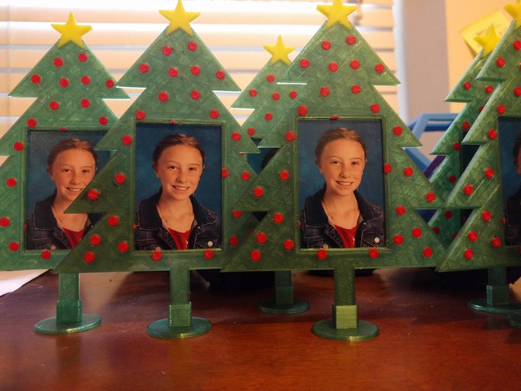 Christmas Tree Photo Frame Ornament