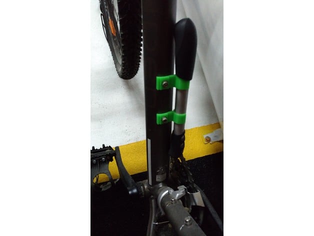 Bike  pump support