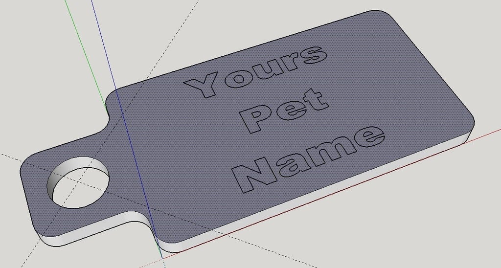 Personalized pet tag, name tag 