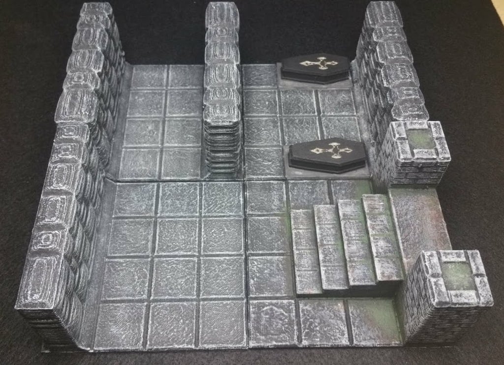 DnD Castle Ravenloft - Basic 4 x 4 Tile