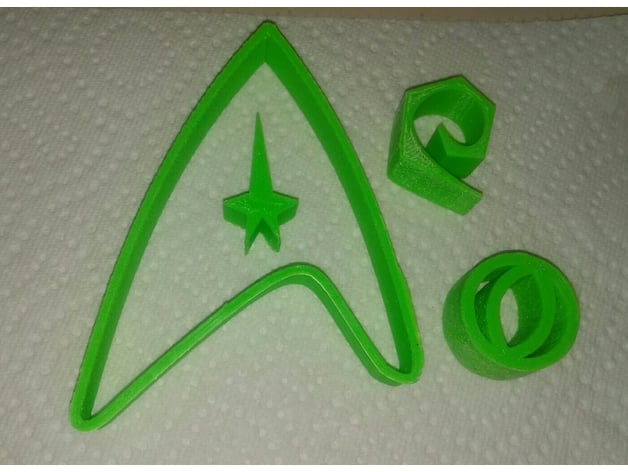 Starfleet cookie cutters: Command, science and engineering