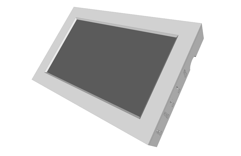 7" Touch screen enclosure (pcb800099) and mounting