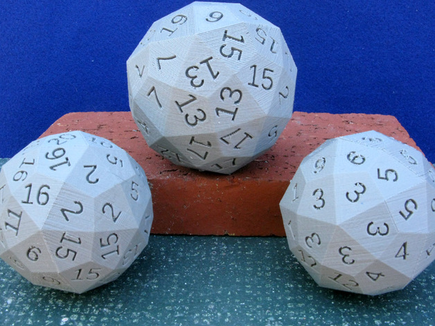 Dodecahedral, Icosihedral Dice