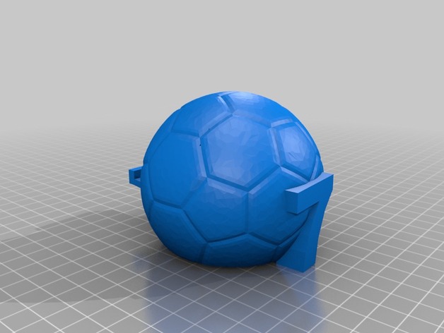 Soccer ball phone stand