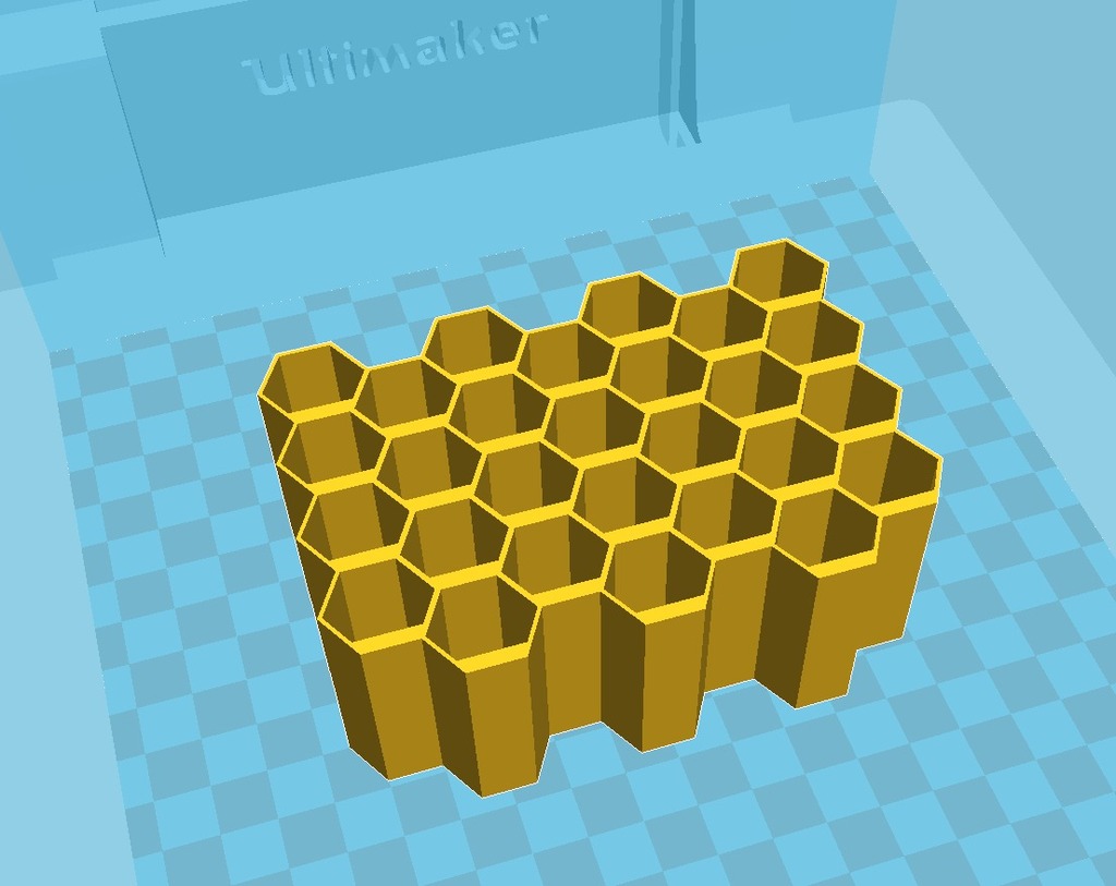 Honeycomb Storage System for my Resistors
