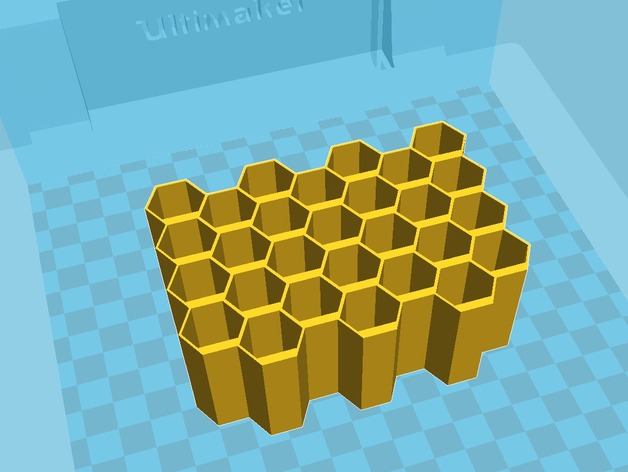 Honeycomb Storage System for my Resistors
