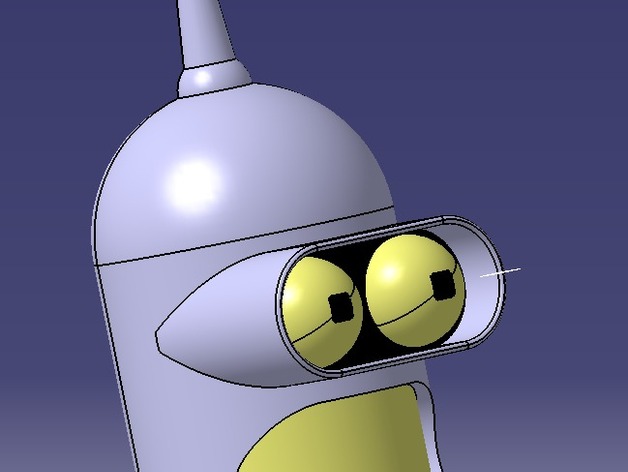 Bender Head Futurama