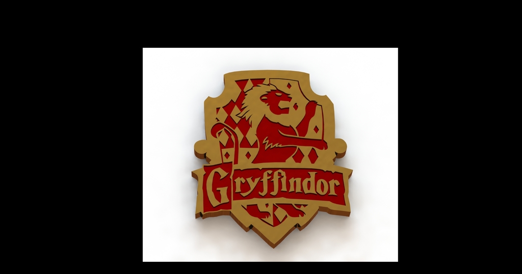 Gryffindor Crest (Dual Extrusion)